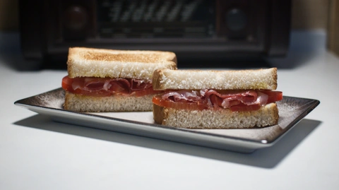 Iberian ham sandwich
